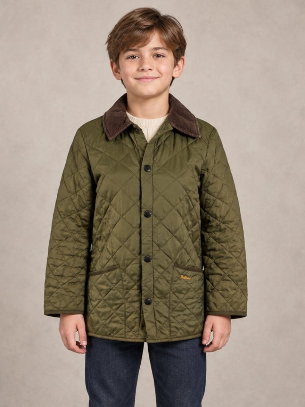 Barbour Liddesdale Quilted Barn Coat Size Large